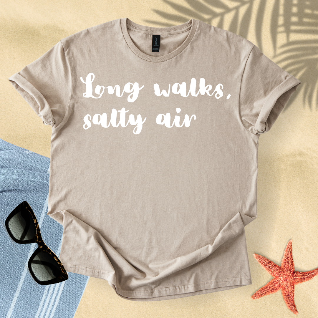 Long walks, salty air T-shirt