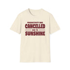 Productivity was Cancelled due to Sunshine Tee
