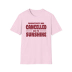 Productivity was Cancelled due to Sunshine Tee