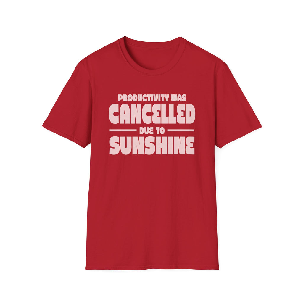 Productivity was Cancelled due to Sunshine Tee