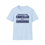 Productivity was Cancelled due to Sunshine Tee