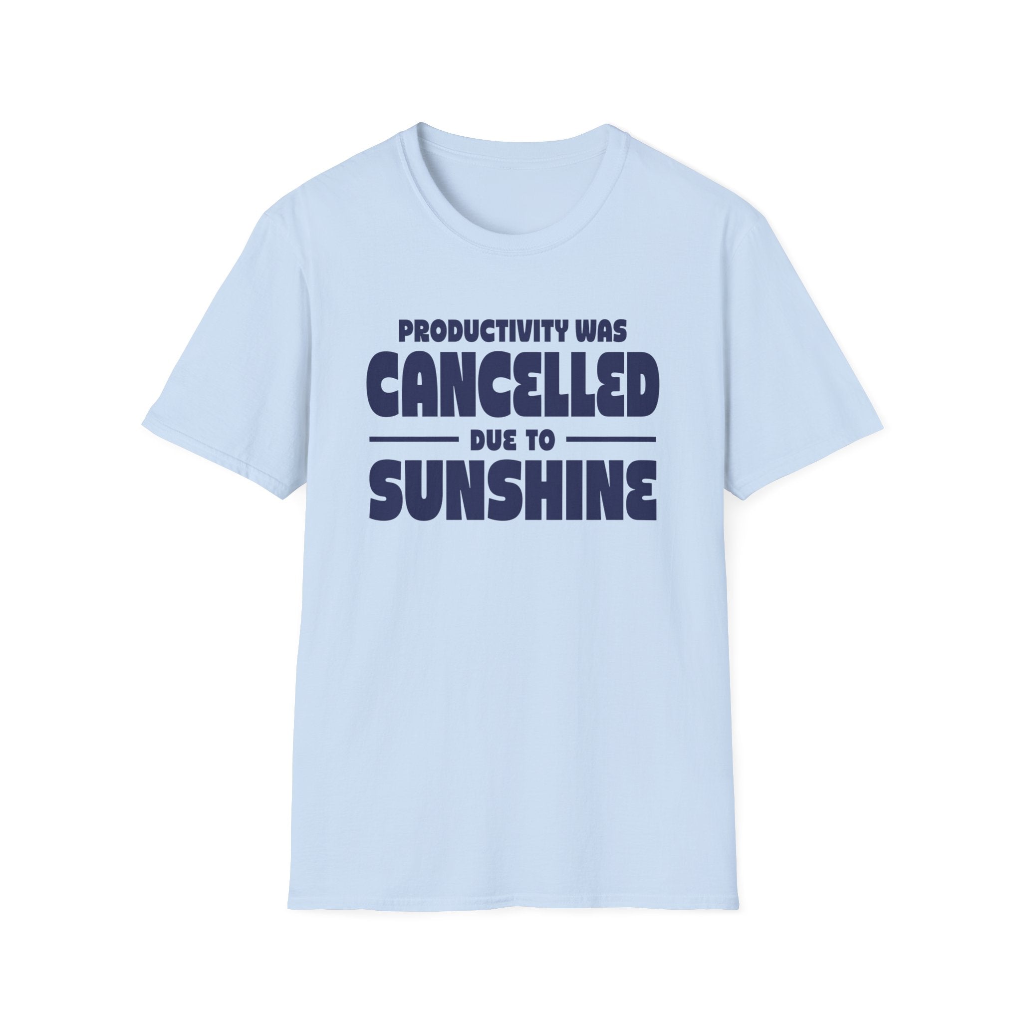 Productivity was Cancelled due to Sunshine Tee