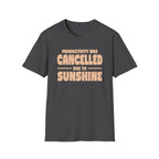 Productivity was Cancelled due to Sunshine Tee