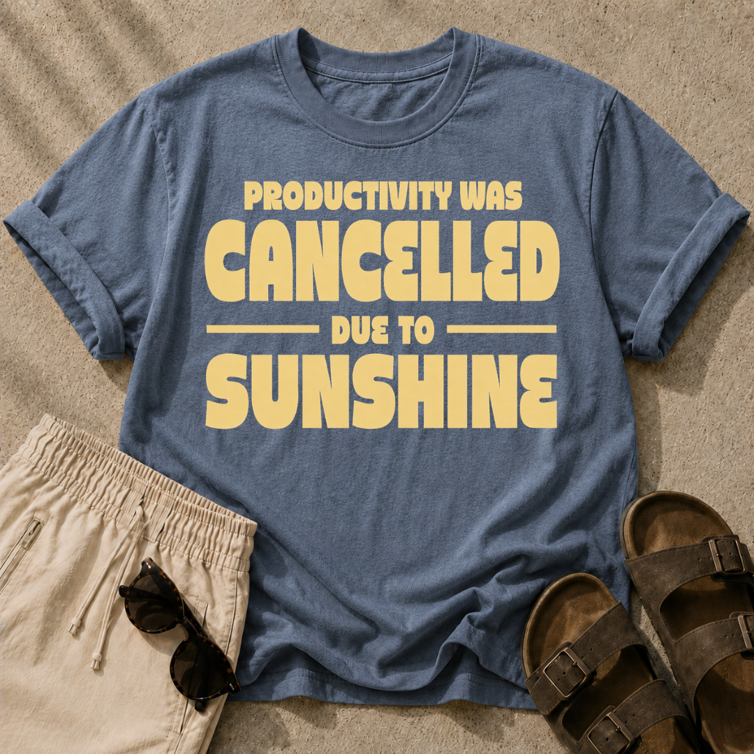 Productivity was Cancelled due to Sunshine Tee