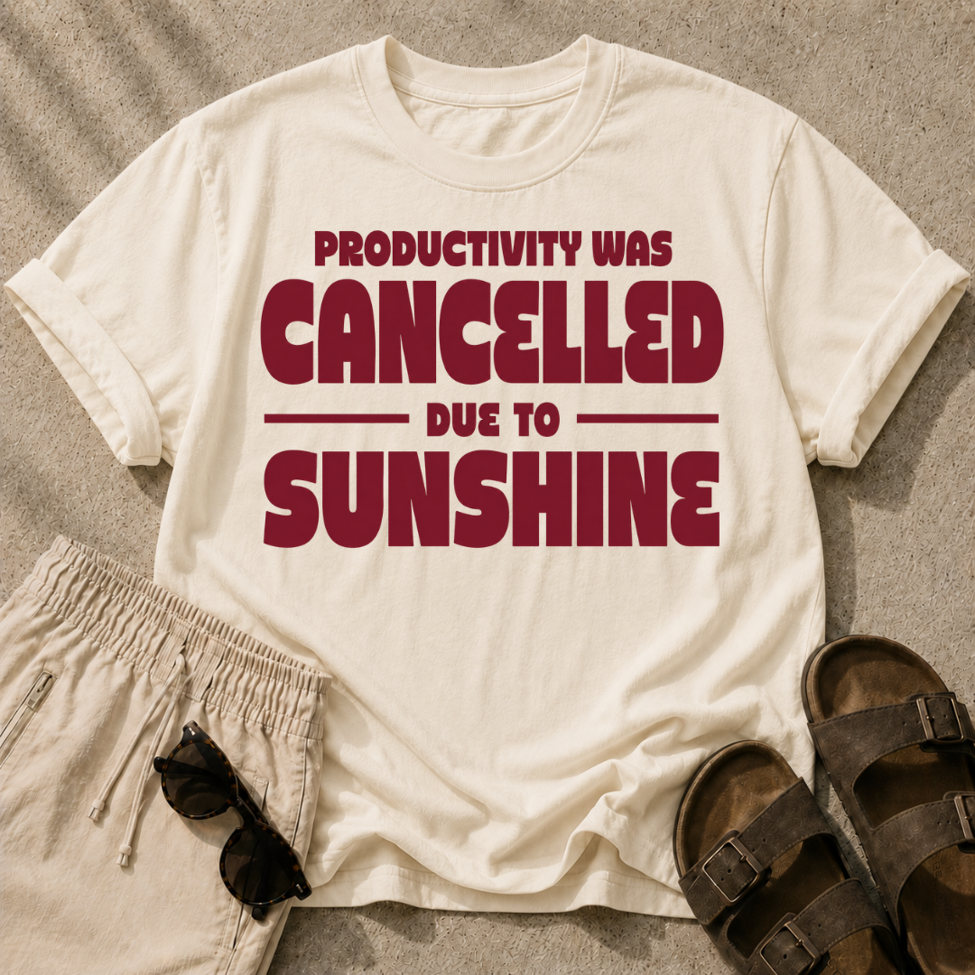 Productivity was Cancelled due to Sunshine Tee