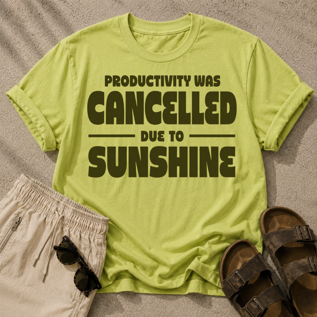 Productivity was Cancelled due to Sunshine Tee