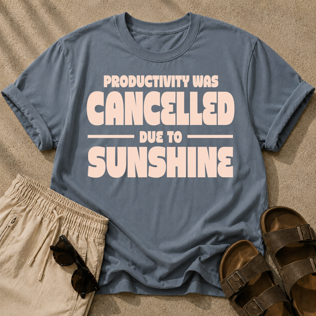 Productivity was Cancelled due to Sunshine Tee