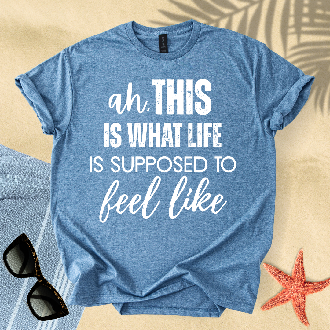 Ah, this is what life is supposed to feel like T-shirt