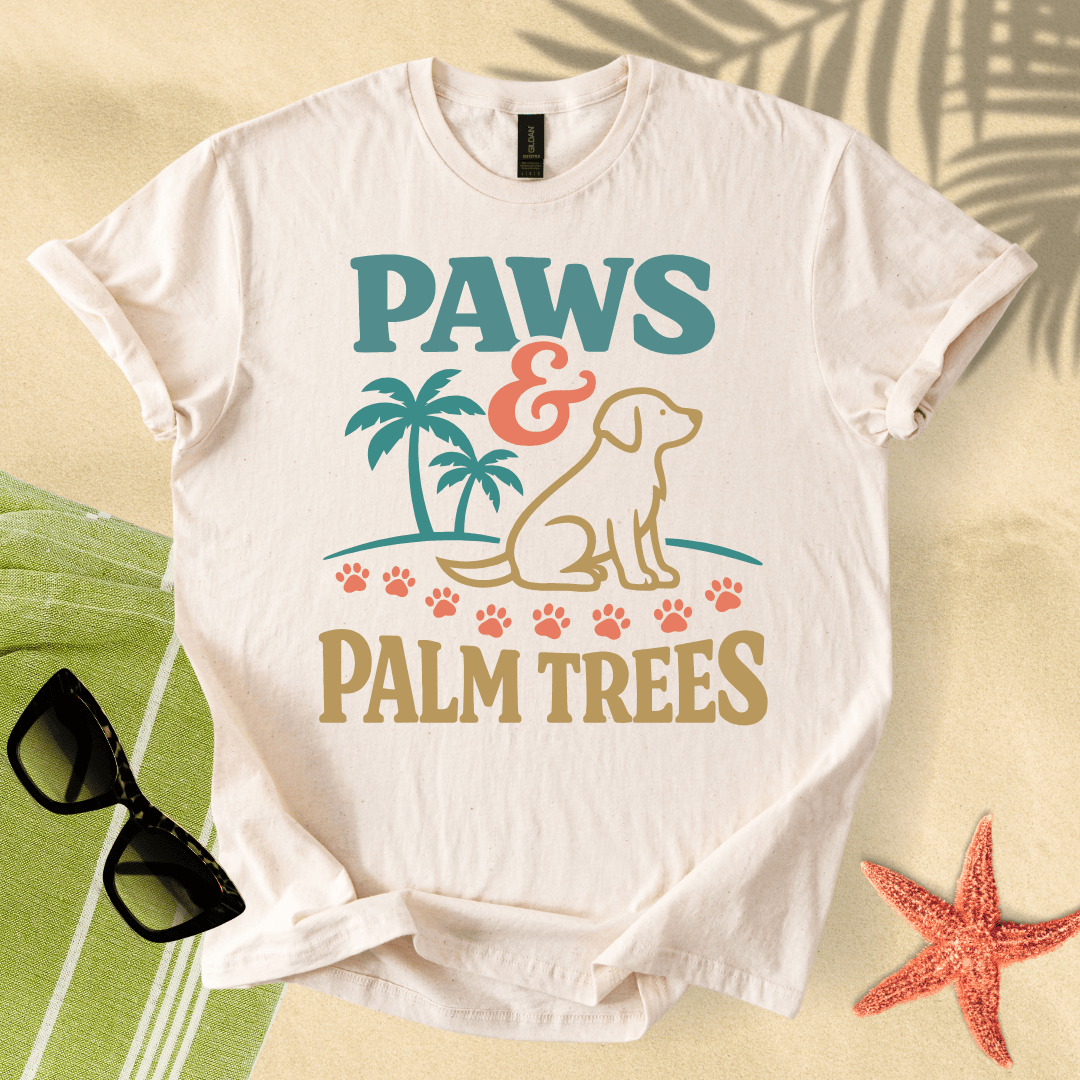 Paws and palm trees T-Shirt