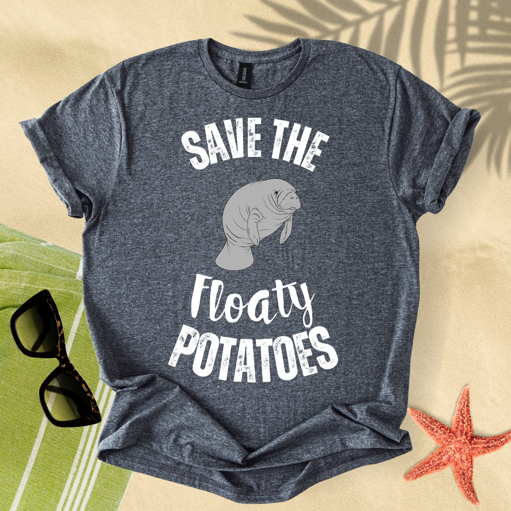 Save the floaty potatoes T-shirt