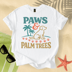Paws and palm trees T-Shirt