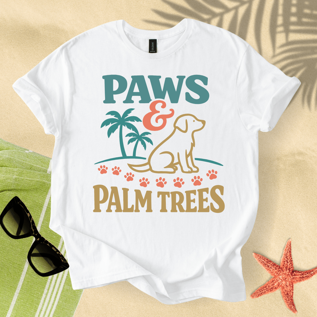 Paws and palm trees T-Shirt
