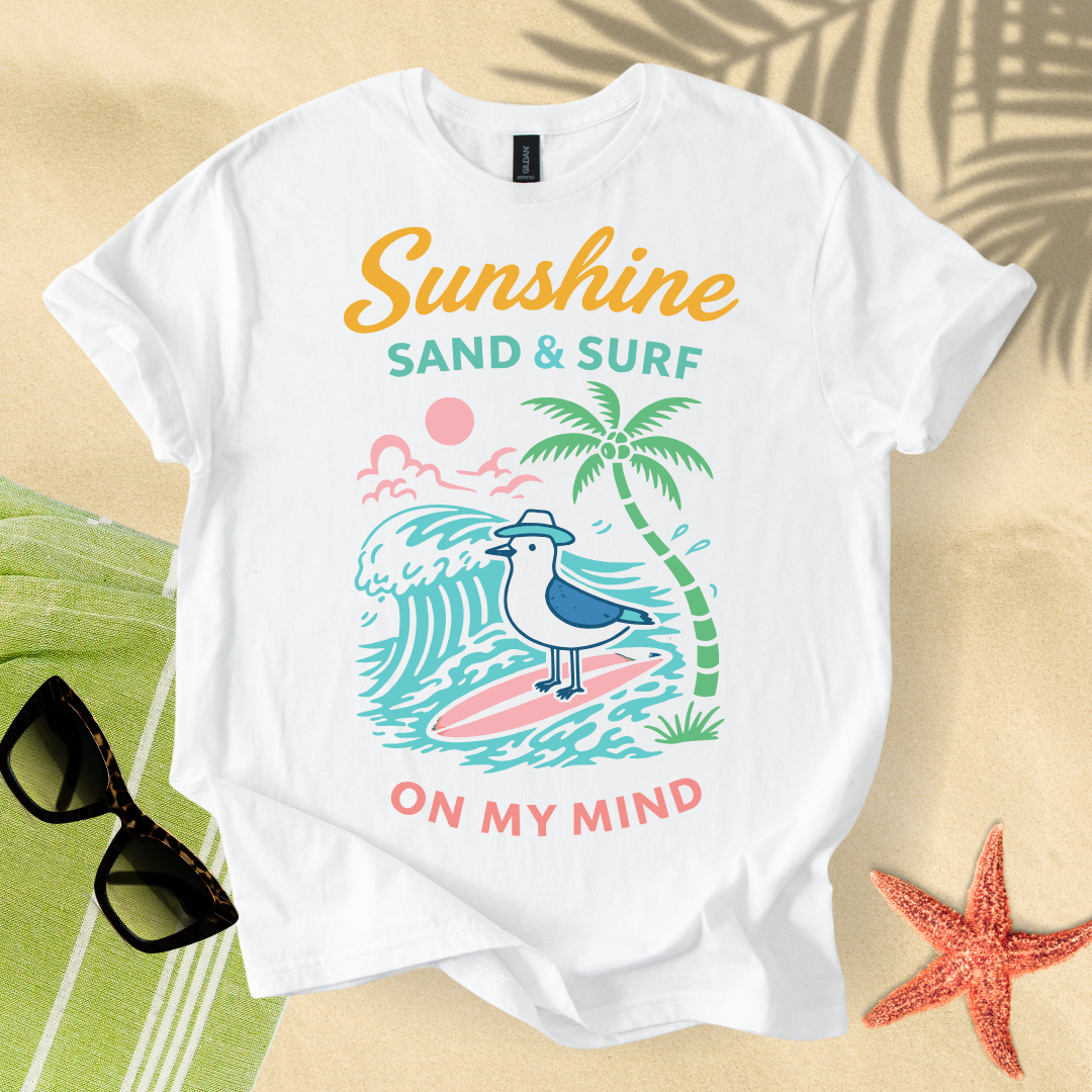 Sunshine, sand & surf T-Shirt