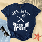 Sun, sand and something on the grill T-Shirt