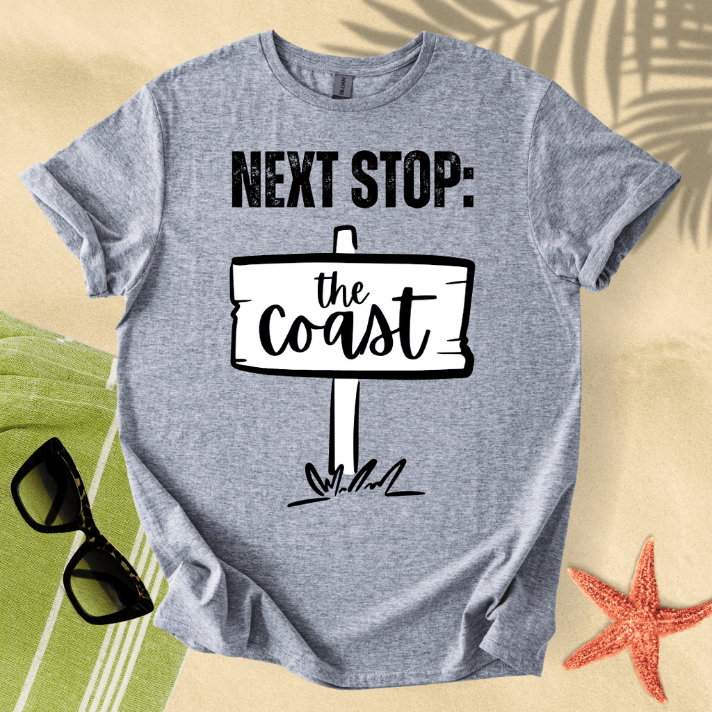 Next stop: the coast T-shirt