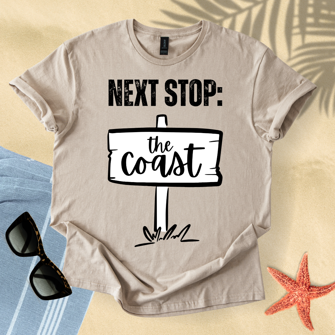 Next stop: the coast T-shirt