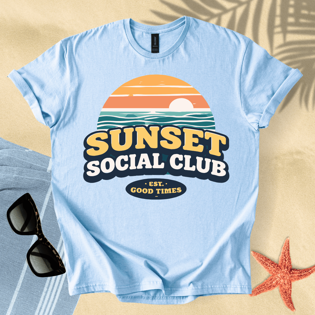 Sunset social club T-Shirt