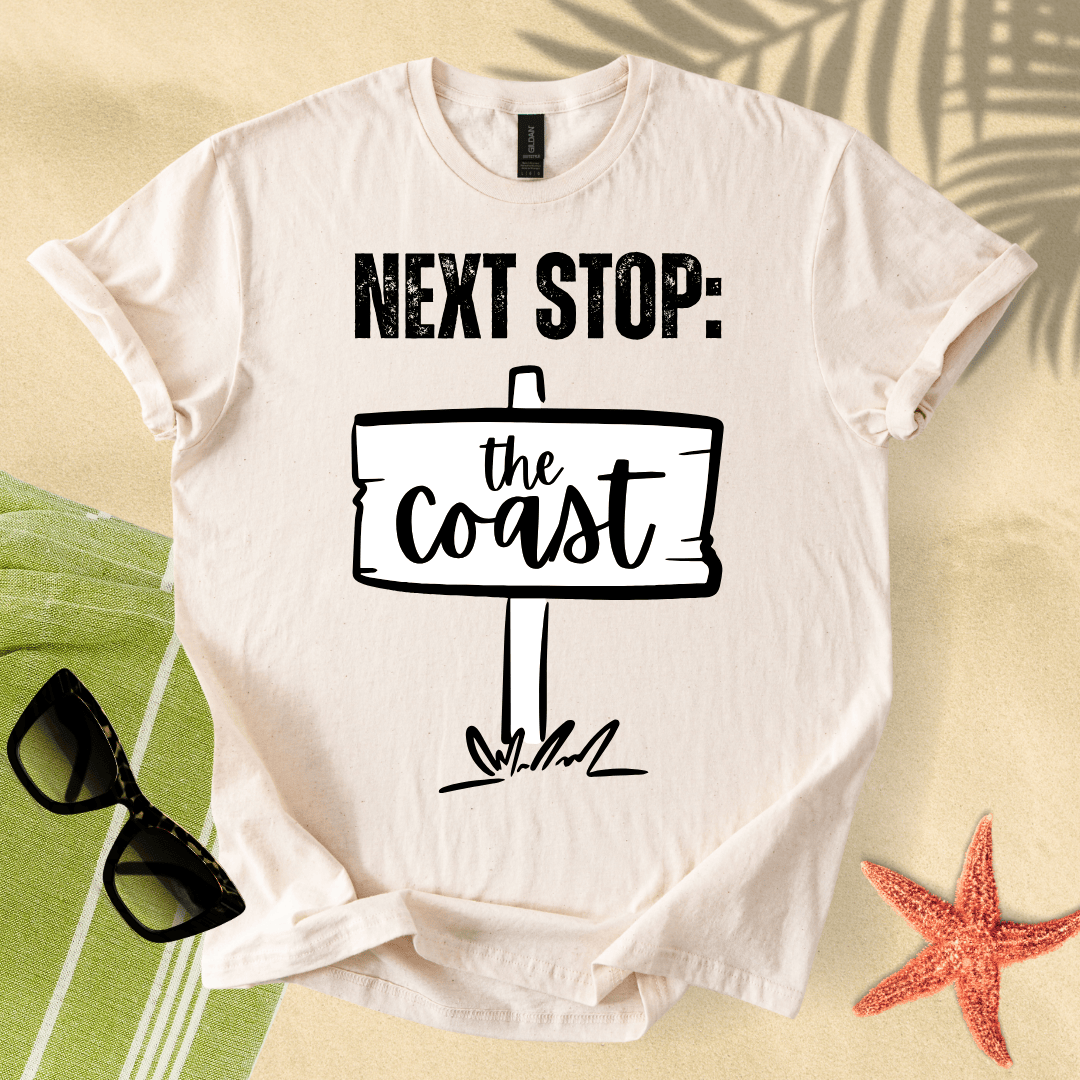 Next stop: the coast T-shirt