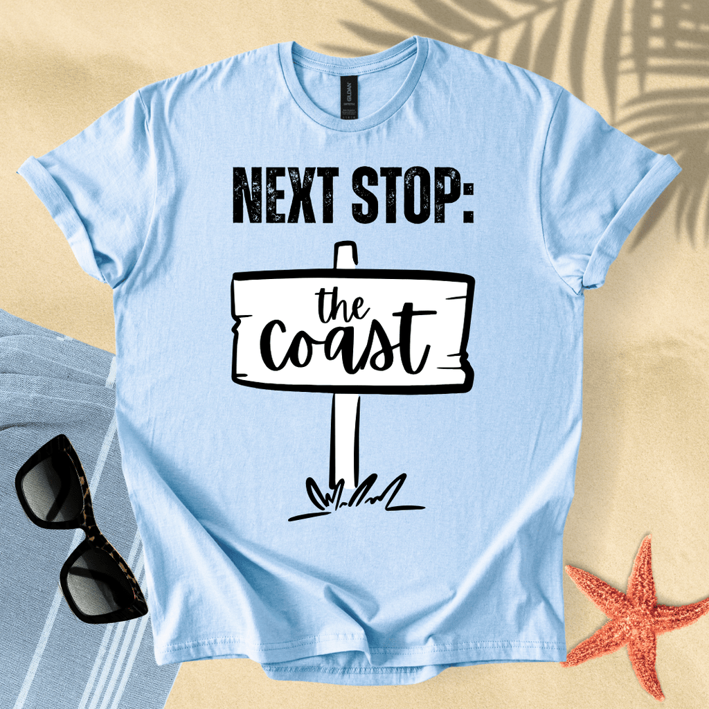 Next stop: the coast T-shirt