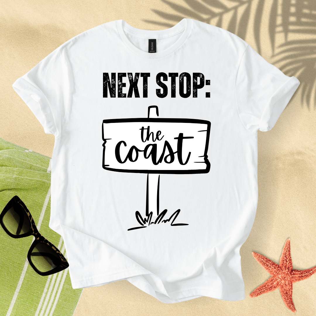 Next stop: the coast T-shirt