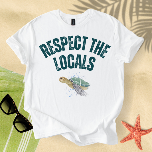 Respect the locals T-shirt
